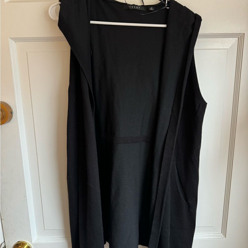 Cyrus hooded sweater vest - new with tags